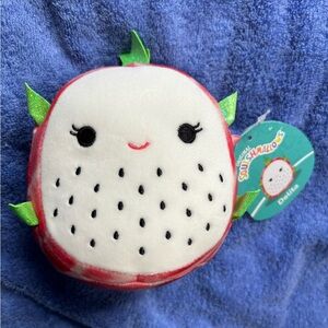 Delita Dragonfruit Tie Dye Squishmallow 5” Stuffed Plush Toy